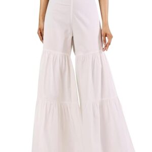 FIORRA Women Relaxed Fit White Cotto