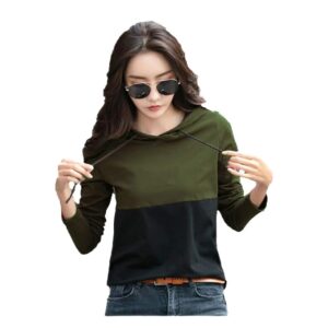 BASE 41 Women's Cotton Blend Hooded Hoodie