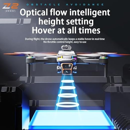 Amitasha 4k Remote Control Dual Camera Drone with 1080p Wi-Fi Selfie Gesture RC Obstacle Avoidance - Image 6