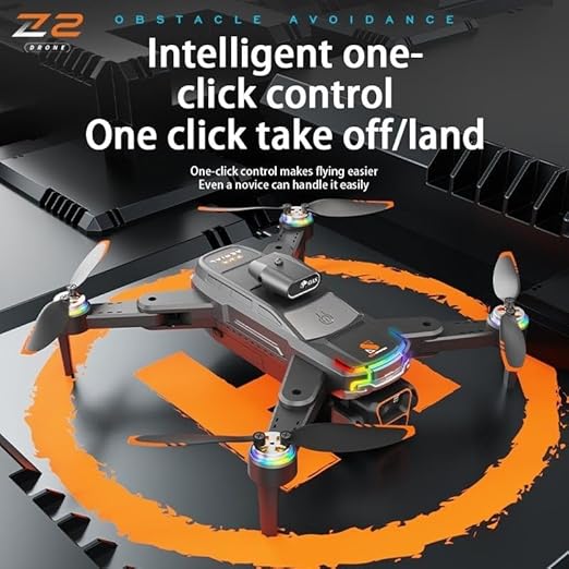 Amitasha 4k Remote Control Dual Camera Drone with 1080p Wi-Fi Selfie Gesture RC Obstacle Avoidance - Image 3