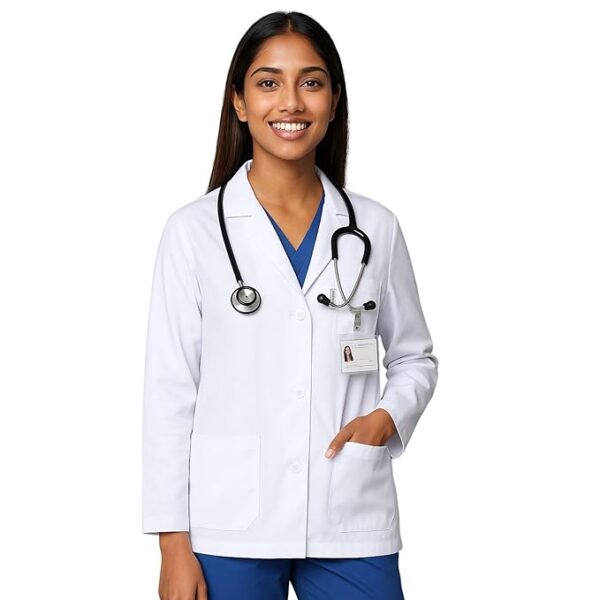 niformer Full Sleeves Lab Coat for Women | Professional Lab Coat | - Image 3