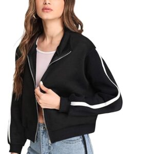 Fabricorn Women's Fleece Collared Neck Sweatshirt
