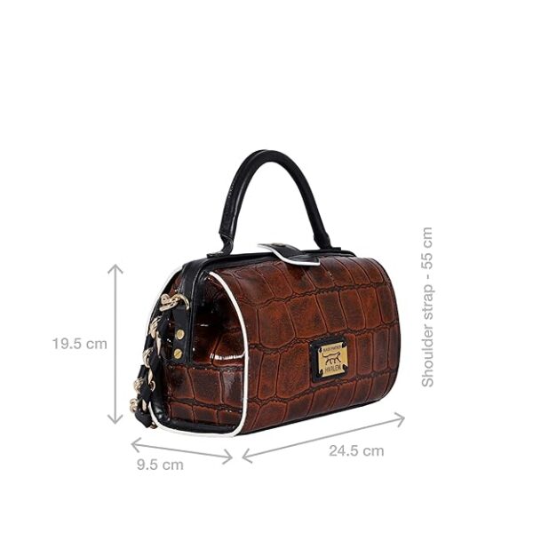 HIDESIGN Genuine Leather Womens Bowling Bag - Image 5