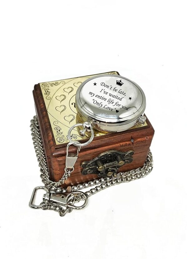 M.A & SONS Analog Unisex Brass Personali