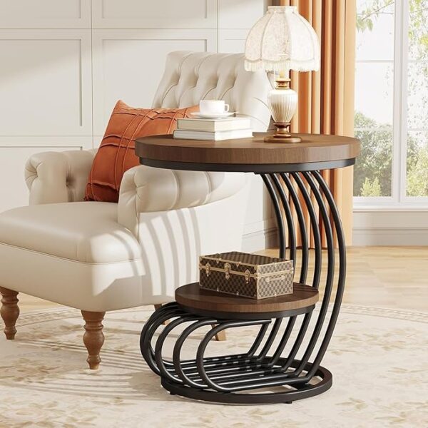 TrendAtoZ 2-Tier Metal Frame End