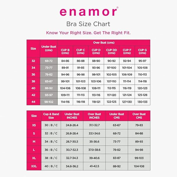 Enamor Side Shaper Panel Women's Cotton Medium Impact Sports Bra with Fix - Image 4