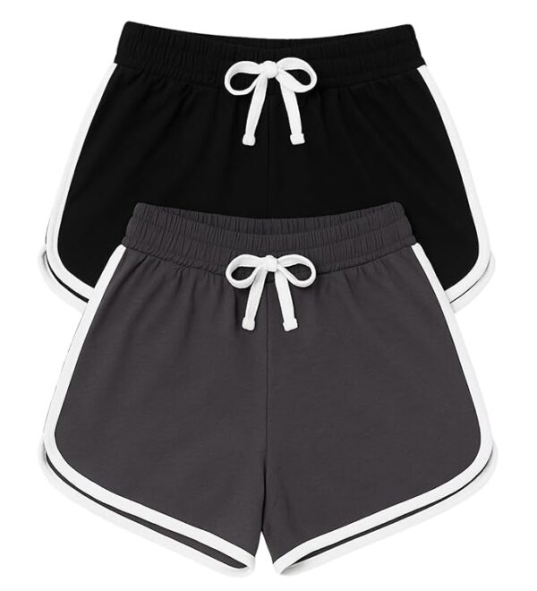 Hangout Hub Women’s Cotton Shorts | Boxer Half Pant with Sporty Stripe - Image 5