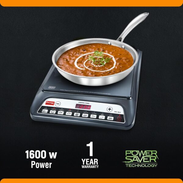 Prestige PIC 20 1600 Watts Induction Cooktop | - Image 4
