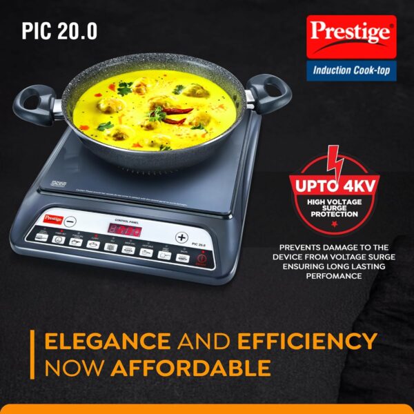 Prestige PIC 20 1600 Watts Induction Cooktop | - Image 3