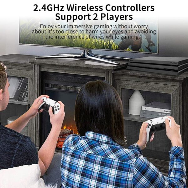 New 2025),Wireless for TV HDMI Output Retro Gaming Plug & Play Video Game with 23 Emulators 4K HD - Image 4